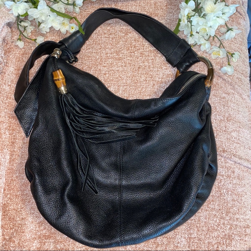 🤍Authentic Gucci Bamboo Soft Leather Soho Bag